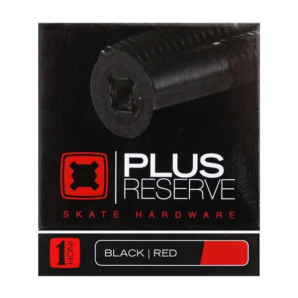 Visserie Skateboard PLUS Reserve Visserie Jeu De 8 1 Pouce Red
