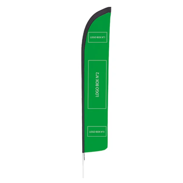 Voile de remplacement oriflamme personnalisée polyester recyclé taille XL- 520cm