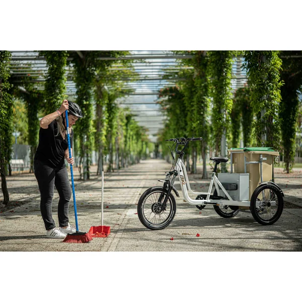 Vélo cargo Bkl - Triporteur Cube blanc
