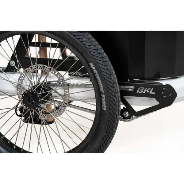 Vélo cargo Bkl - Triporteur Cube blanc
