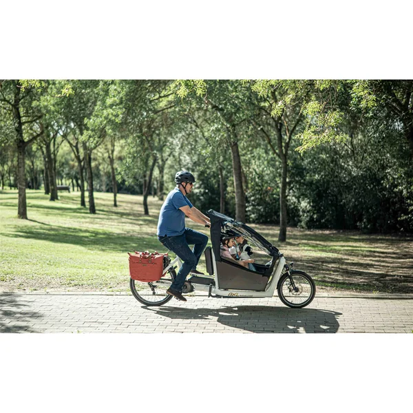 Vélo cargo Bkl - Twc Family blanc
