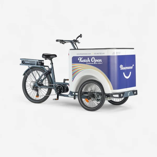 Vélo cargo Bluemoov - Ketch Open Elec 135 noir