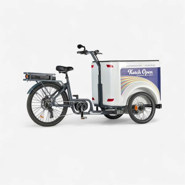 Vélo cargo Bluemoov - Ketch Open Elec 135 noir