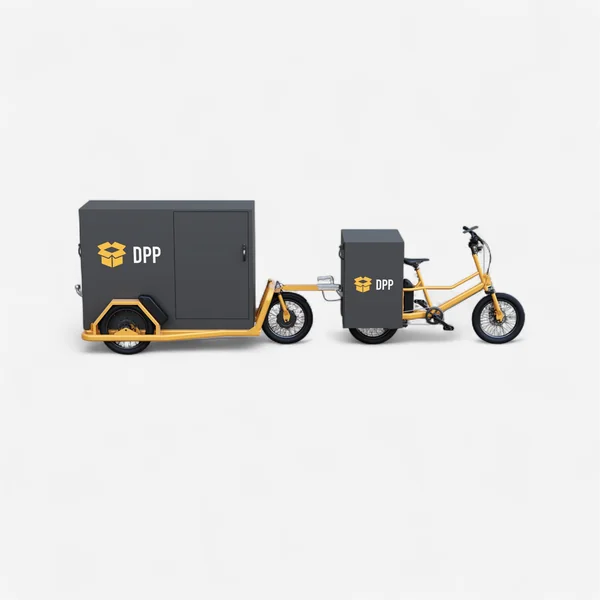 Vélo cargo Pelican - Pelicantrain Bagpro jaune