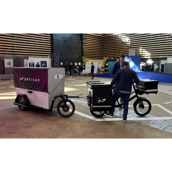 Vélo cargo Pelican - Pelicantrain Bagpro jaune