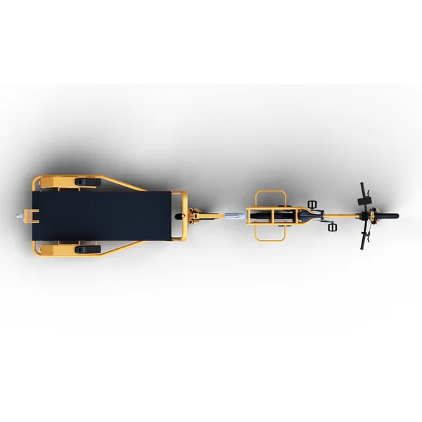 Vélo cargo Pelican - Pelicantrain Plateau Nu jaune