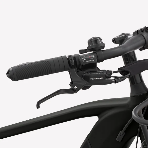 Vélo cargo électrique longtail chargement arrière R500E noir