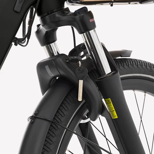 Vélo cargo électrique longtail chargement arrière R500E noir