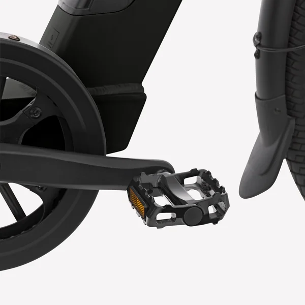 Vélo cargo électrique longtail chargement arrière R500E noir