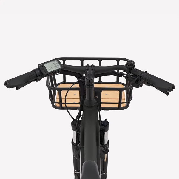 Vélo cargo électrique longtail chargement arrière R500E noir