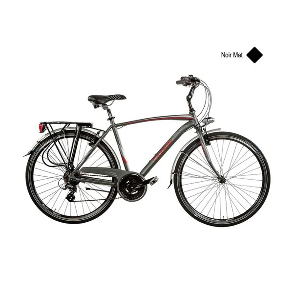 Vélo CASADEI ctb 28 zefiro 21v alu h52 Noir mat