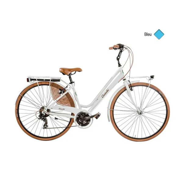 Vélo CASADEI vintage 28 femme 21v alu h44 Bleu