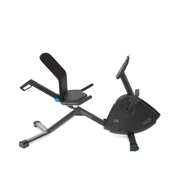 Vélo d'appartement semi allongé domyos eb seat connecté