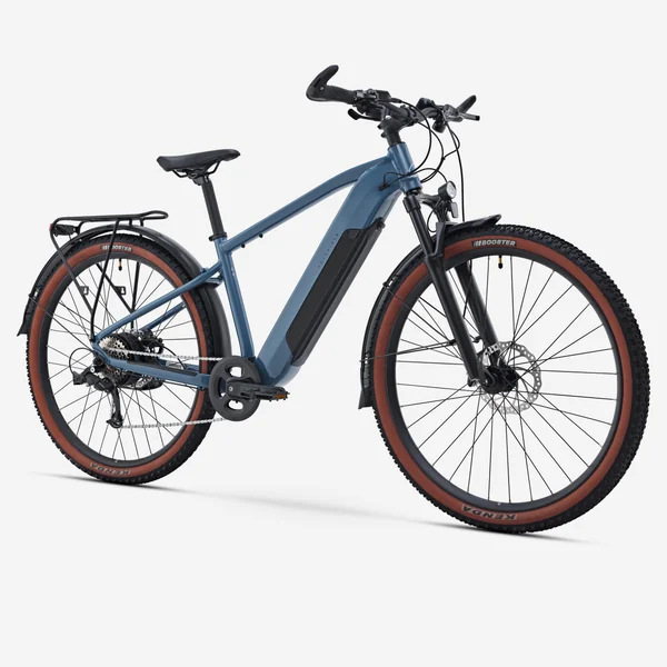 Vélo tout chemin électrique cadre haut, E-EXPL 100 LTD bleu