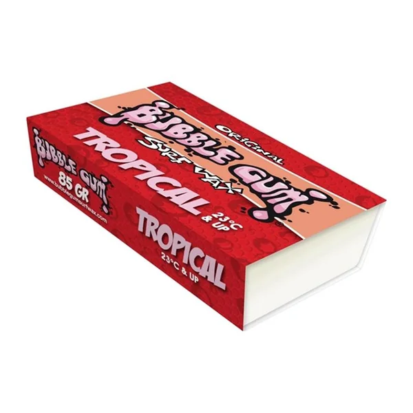 Wax Surf RED SURF WAX TROPIC sup 23°C U BBGUM BUBBLE GUM