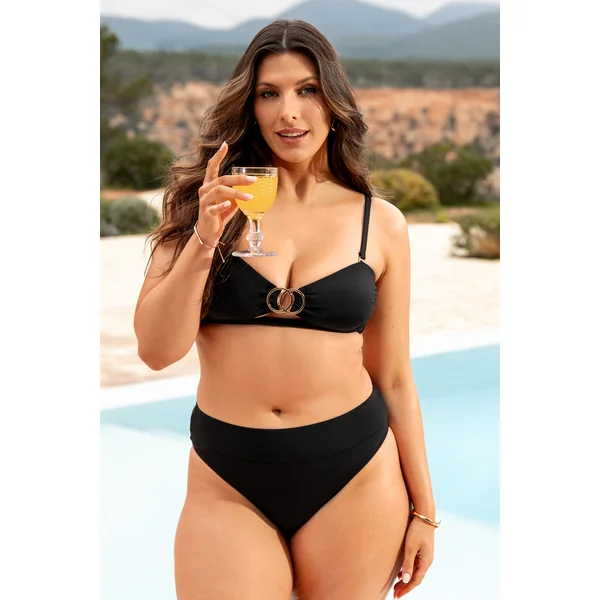 x Camille Bikini col cœur bas ultra échancré