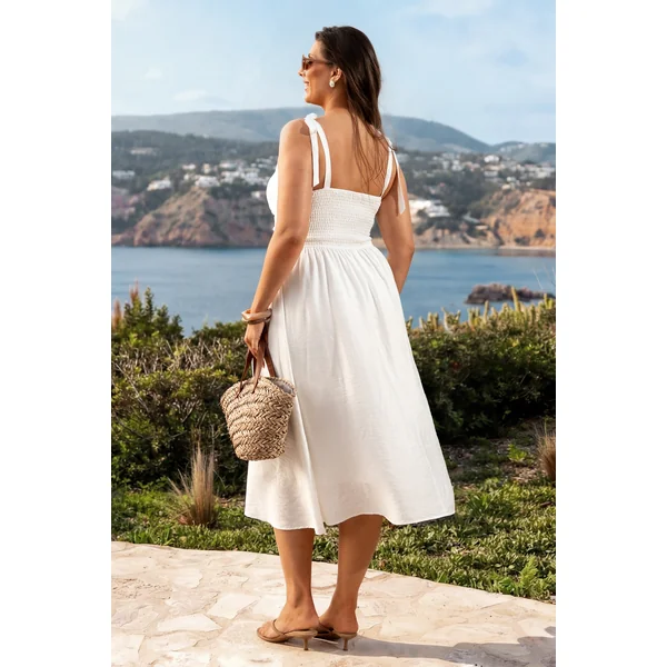 x Camille Robe col cœur sans manches