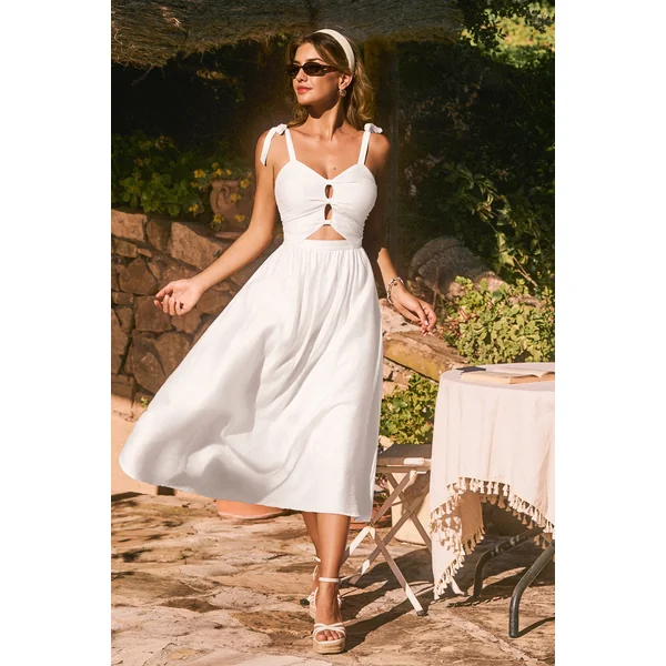 x Camille Robe col cœur sans manches