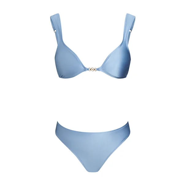 x Diane Bikini bleu bretelles ajustables bas échancré