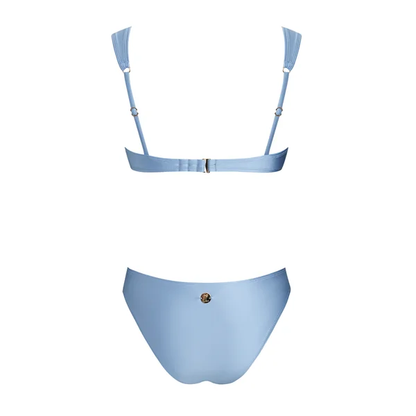 x Diane Bikini bleu bretelles ajustables bas échancré